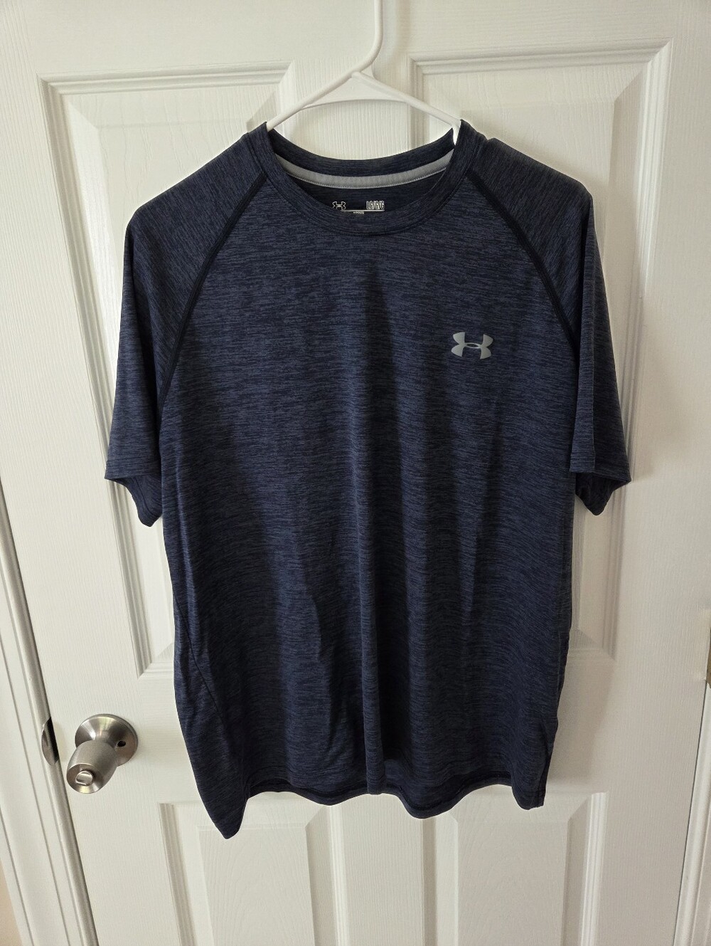 Under Armour HeatGear Navy Blue Loose Fit Tee Shirt